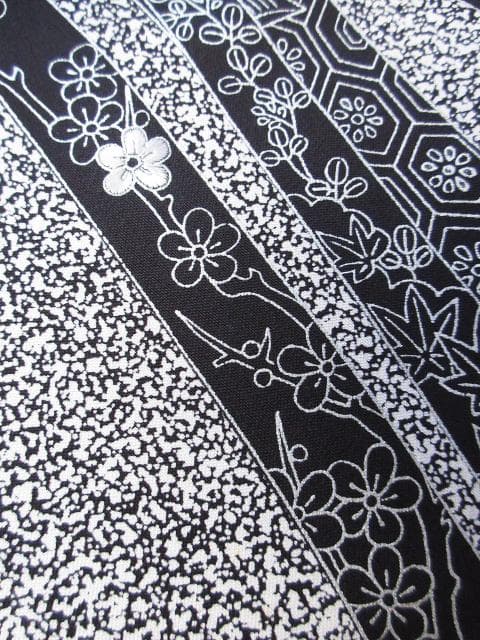 着用少ない！たたき染め＊金彩＊刺繡＊白＆黒＊作家物＊訪問着＊１６１ｃｍ＊裄６５