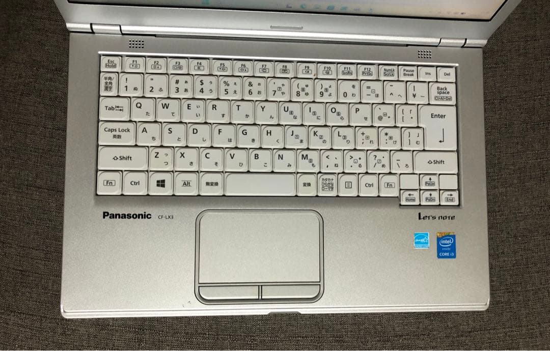 【美品】Let's note CF-LX3 SSD 大画面 バッテリー：良好⑥