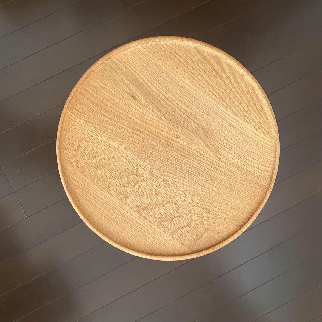 広松木工 ルメスツール オーク材 もう一脚出品中