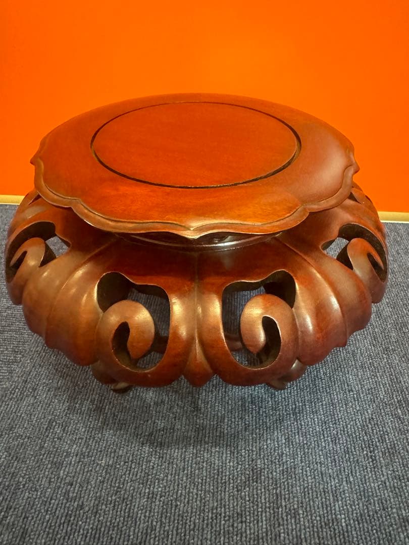 1610  唐木　花台　美品