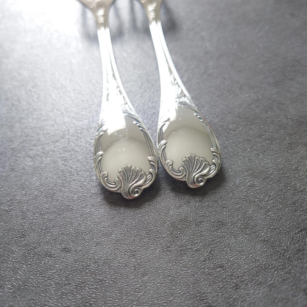 希少 美品 クリストフル マルリー サラダフォーク 2点