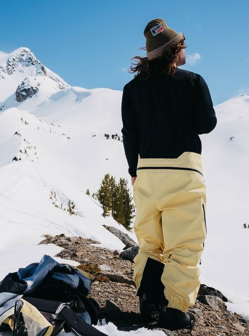 未使用 バートン メンズ AK ゴアテックス KLS ビブ パンツ S イエロー