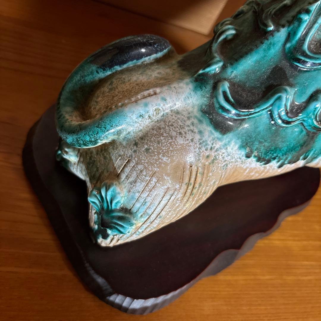 牛　馬　陶器　置物