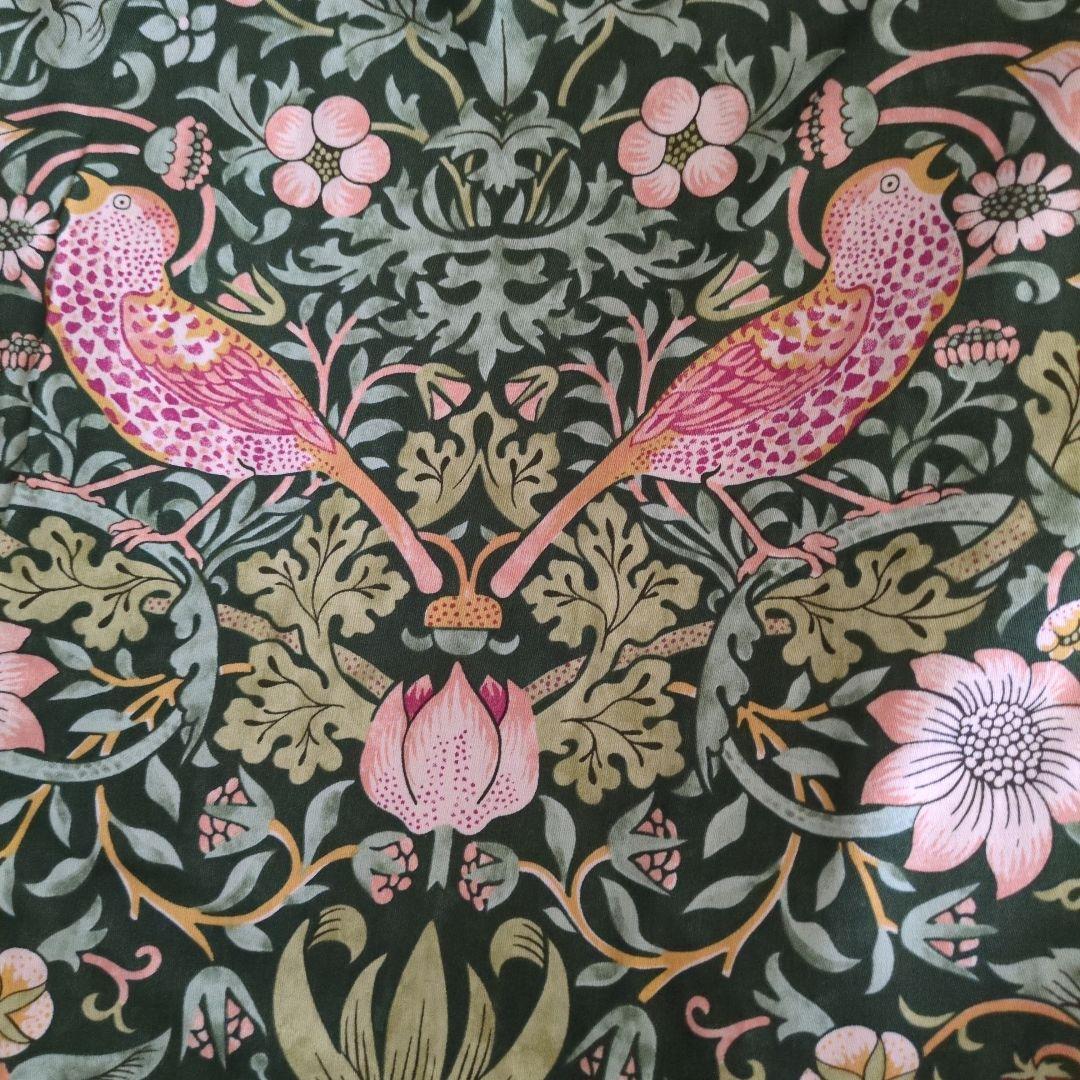 新品ウィリアムモリスストロベリーシーフあったか掛け布団カバー