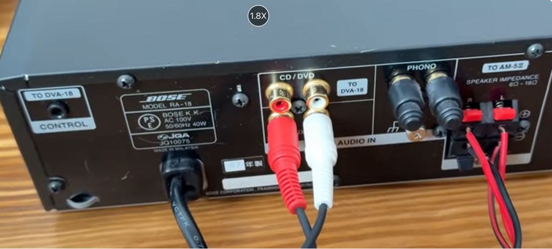 BOSE Acoustimass RA-18 スピーカーシステム