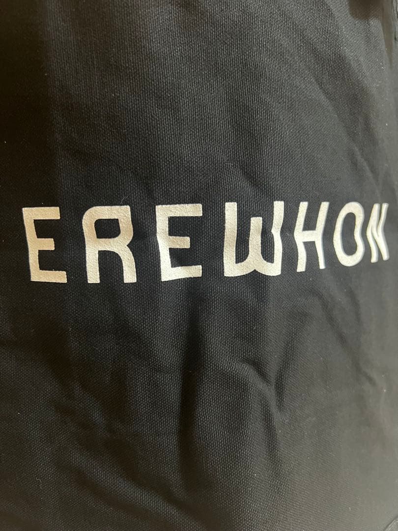 EREWHON エレウォン キャンバストート エコトート バッグ 黒