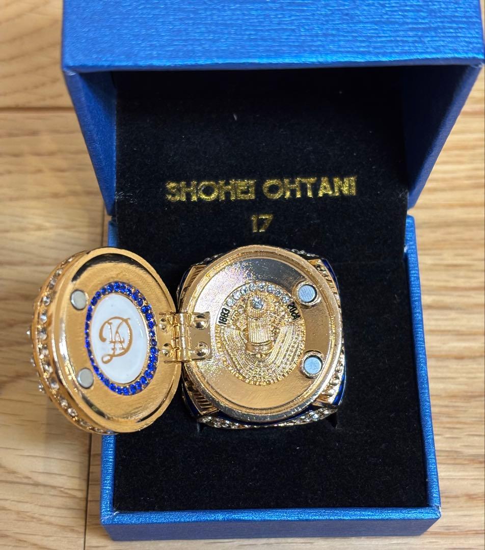 【厳選構成】大谷翔平 2024世界一リング＆トロフィー50/50会員証非売品4点