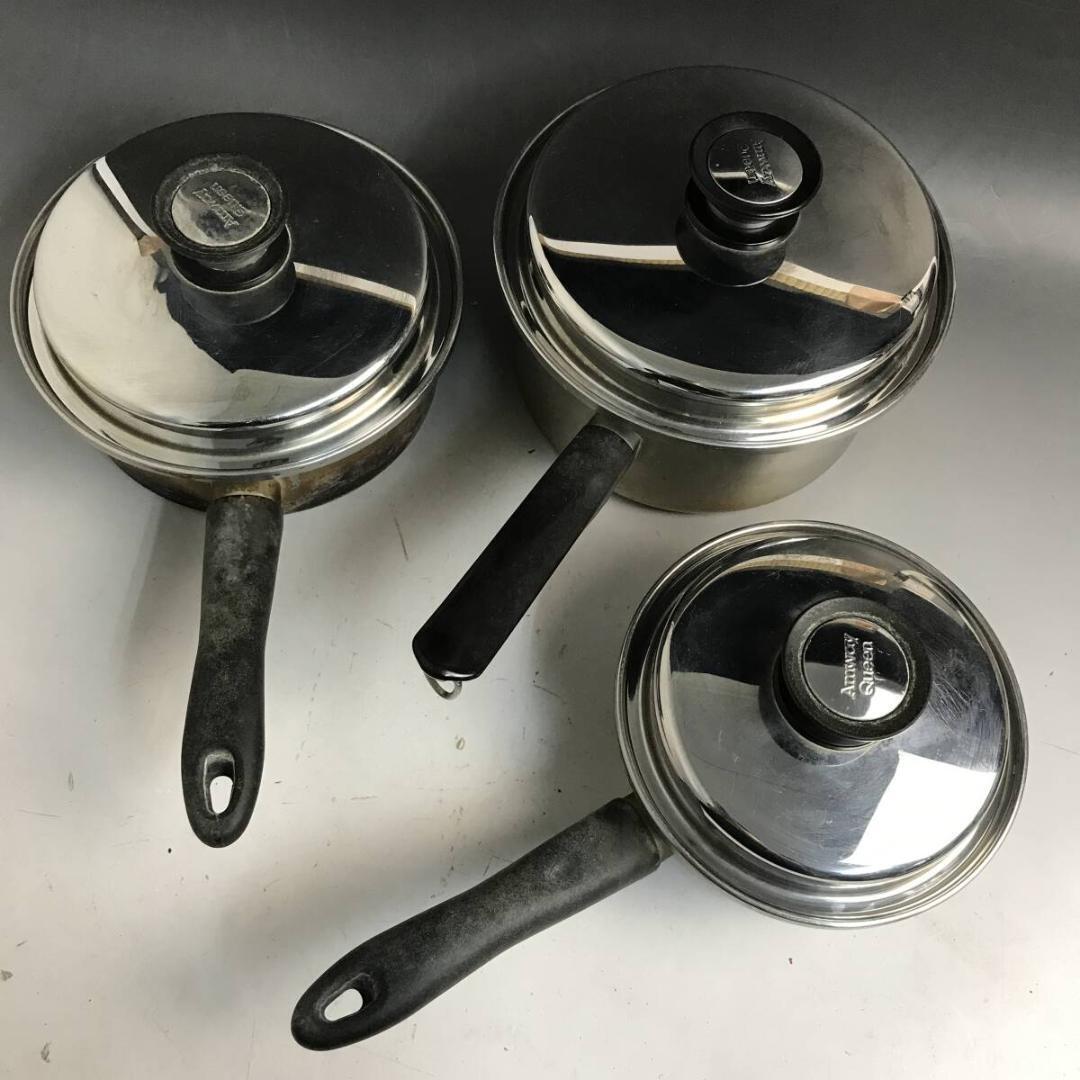 Amway QUEEN 鍋 フライパン 両手鍋 セット 蓋付 調理器具セット