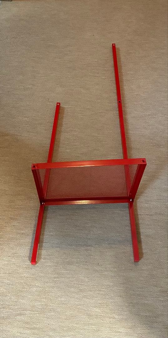 IKEA イケア　レールベリ 4段　赤色　レッド　 廃盤色