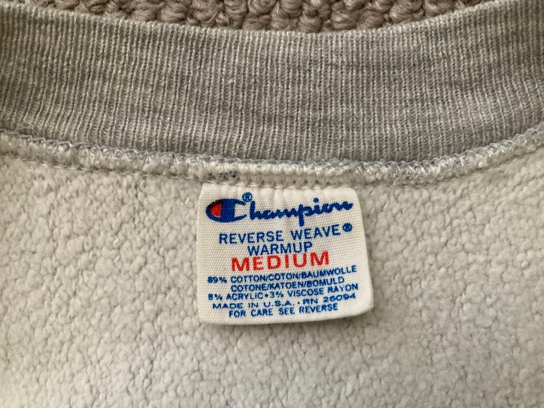サイズM 80's USAトリコタグ リバースウィーブ チャンピオン スウェット