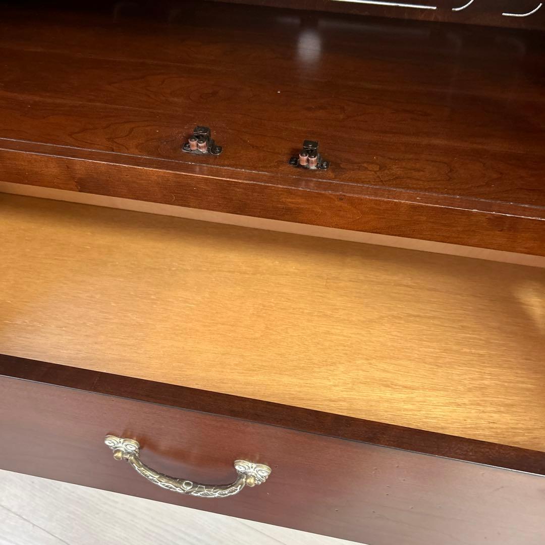 美品アンティークドレクセルテレビ収納キャビネットヴィンテージボードチェストタンス