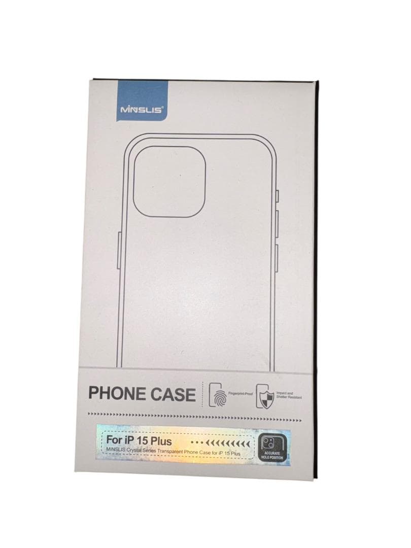 NIMISLI iPhone 15 Plus用透明ケース