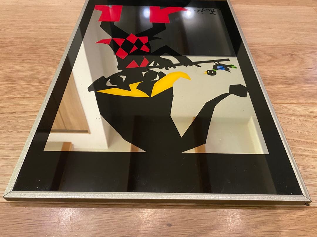 藤城清治　こびと　パブミラー　壁掛け