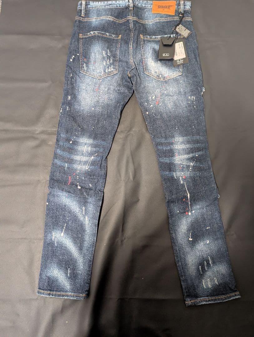 新品タグ付き定価9.8万DSQUARED2 ダメージデニムジーンズ サイズ50