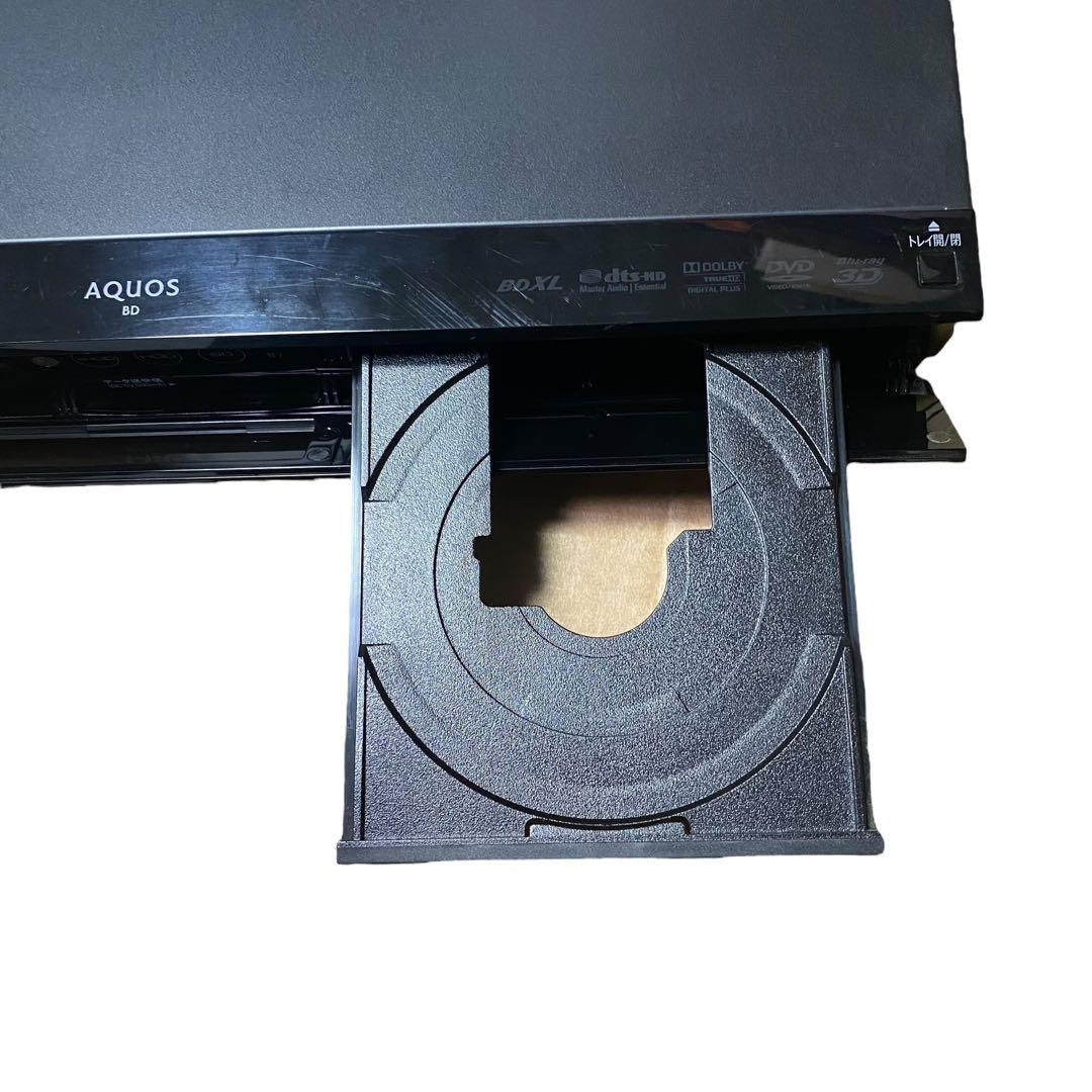 【美品】SHARP BD-W1700 1TB ブルーレイレコーダー　純正リモコン