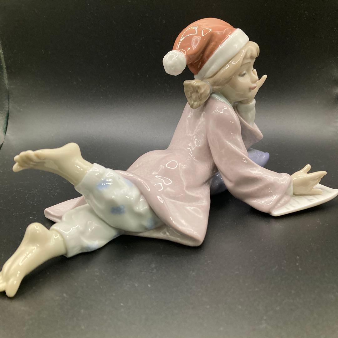 再♪最終価格♡リヤドロ　『サンタへの手紙』　 クリスマス絶版6194 11✖️20