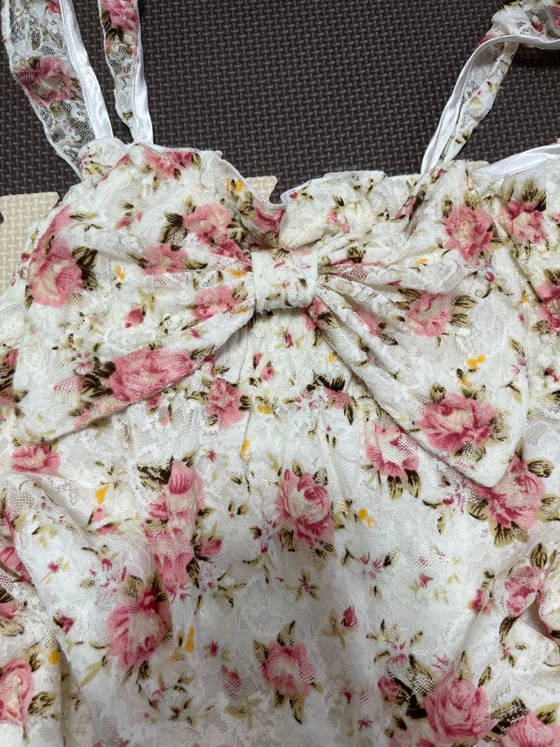 G*y様 LIZ LISA トップス　キャミソール　ホワイト　花柄　レース　リズ