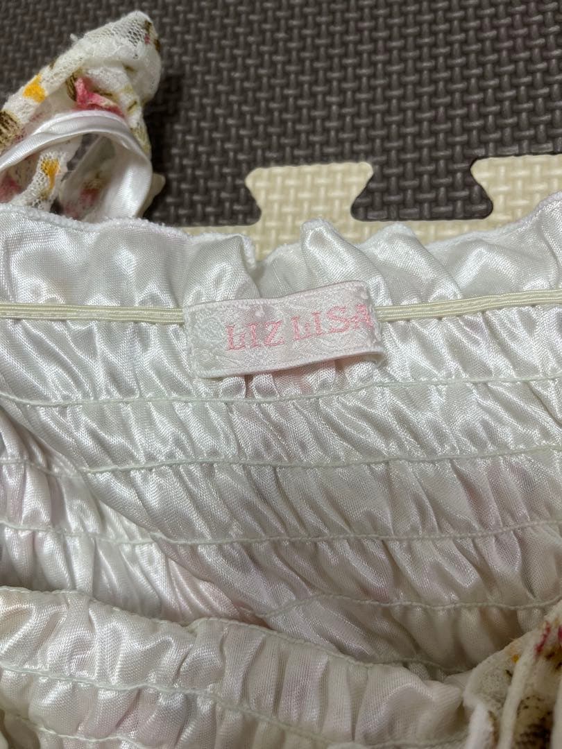 G*y様 LIZ LISA トップス　キャミソール　ホワイト　花柄　レース　リズ
