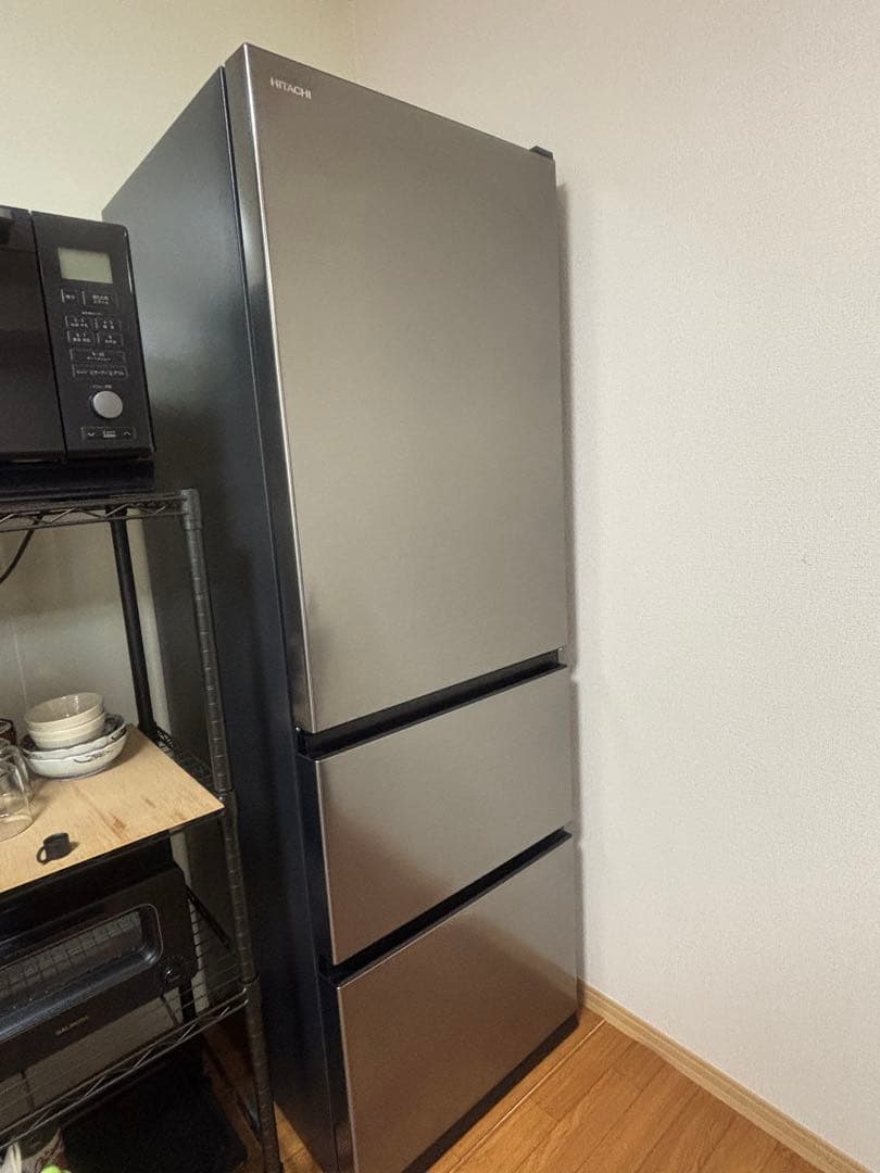 HITACHI R-V38V(S) 375L 冷蔵冷蔵庫　右開き