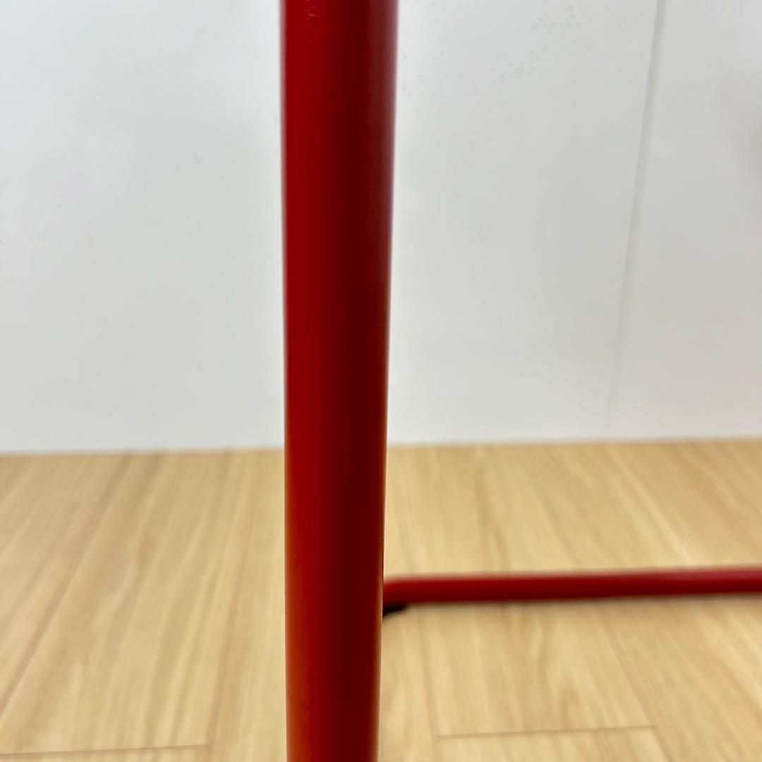 Knoll ノール トボガン プルアップテーブル メラミン天板　レッド　赤