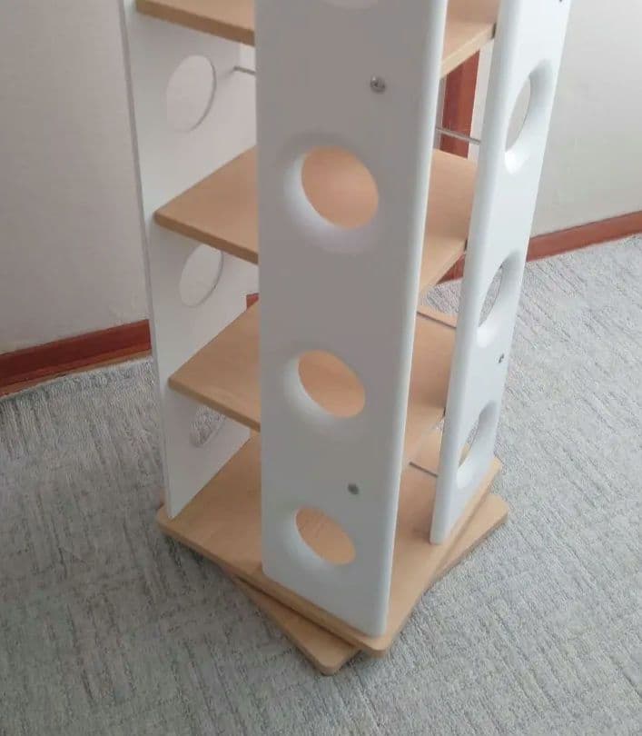 回転式の本棚　回転コミックラック7段タイプ