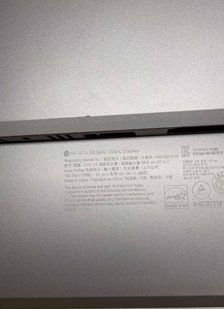 t*e様 HP Z27u G3 27インチ モニター