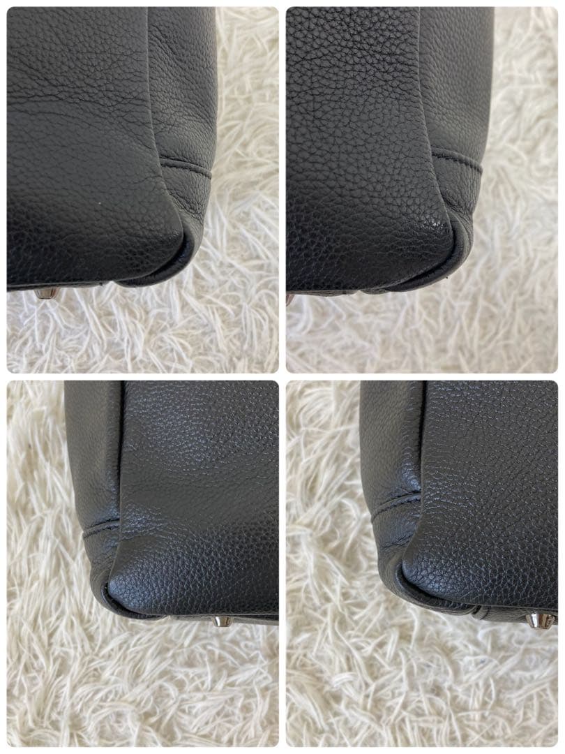 SOLATINA✨ビジネストート　レザー　ハンドル調節可　A4PC収納可　メンズ