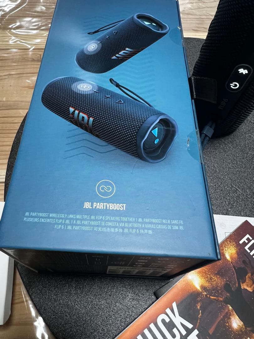 JBL FLiP6 ブルー　充電コードなし