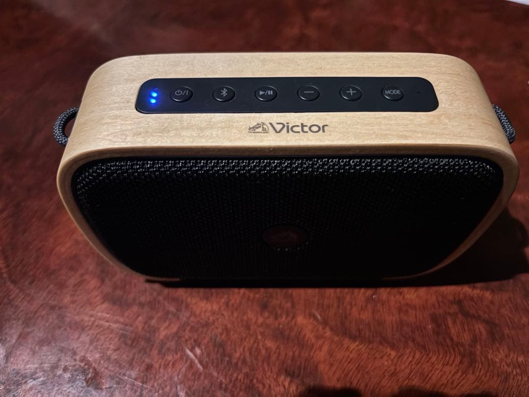 ケンウッドvictor 天然木 防水 SP−WS04BT