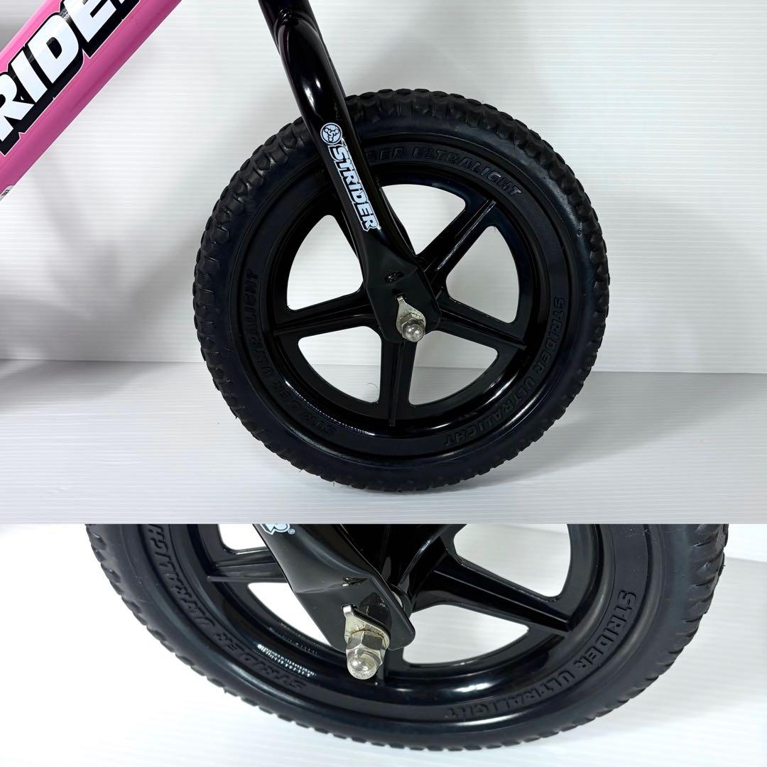 極美品☆STRIDER SPORT バランスバイク ペダル無し ピンク 桃色