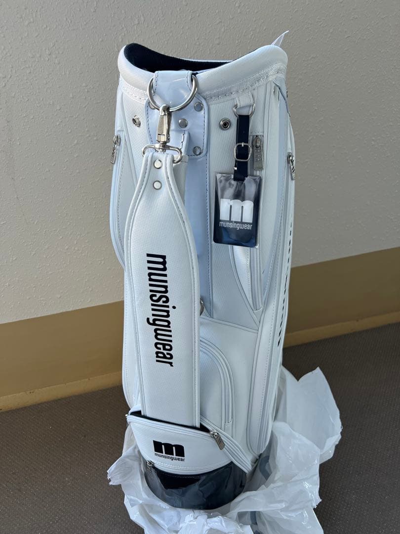 munsingwear ゴルフバッグ ホワイト