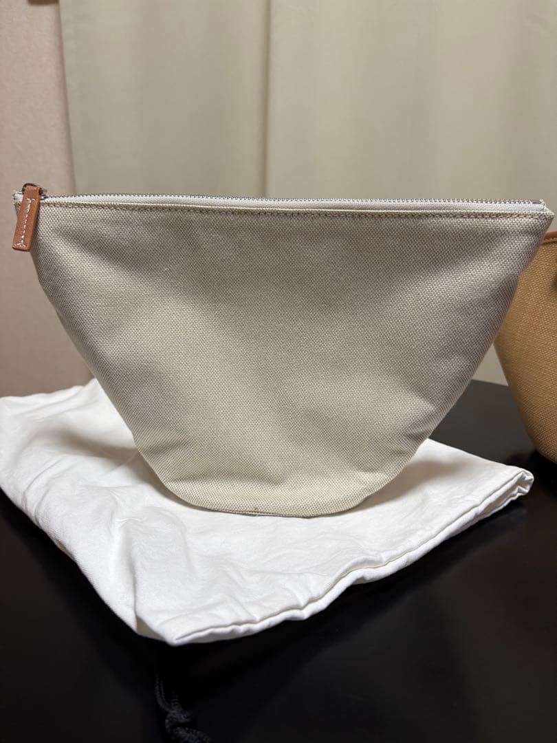 VASIC ベージュ トートバッグ かごバッグ　バスケットミニ