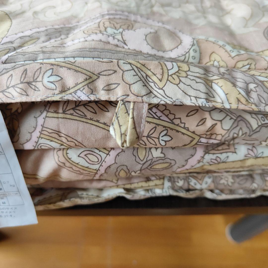 ①シルク肌掛ふとん 真綿ふとん シングル ピンク