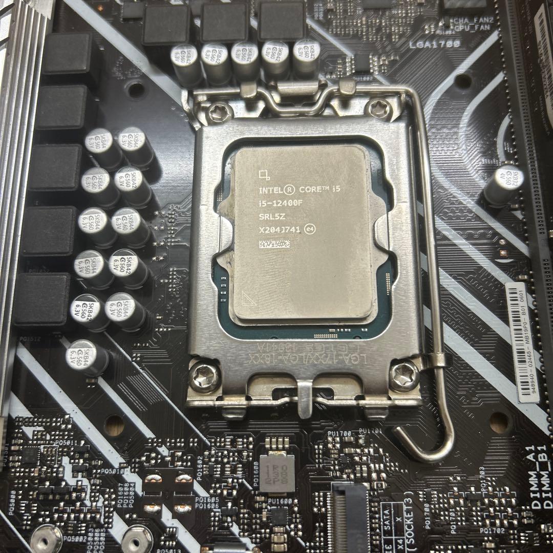 マザーボード ASUS PRIME H610M-A D4Intel Core i5-12400