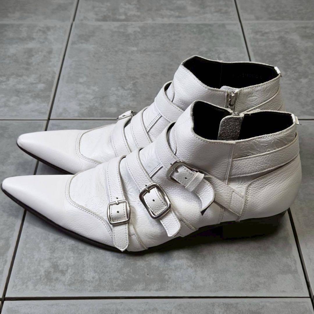 希少 TORNADO MART トリプルベルテッド ハーフブーツ