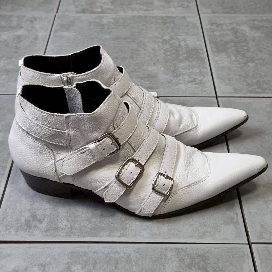 希少 TORNADO MART トリプルベルテッド ハーフブーツ