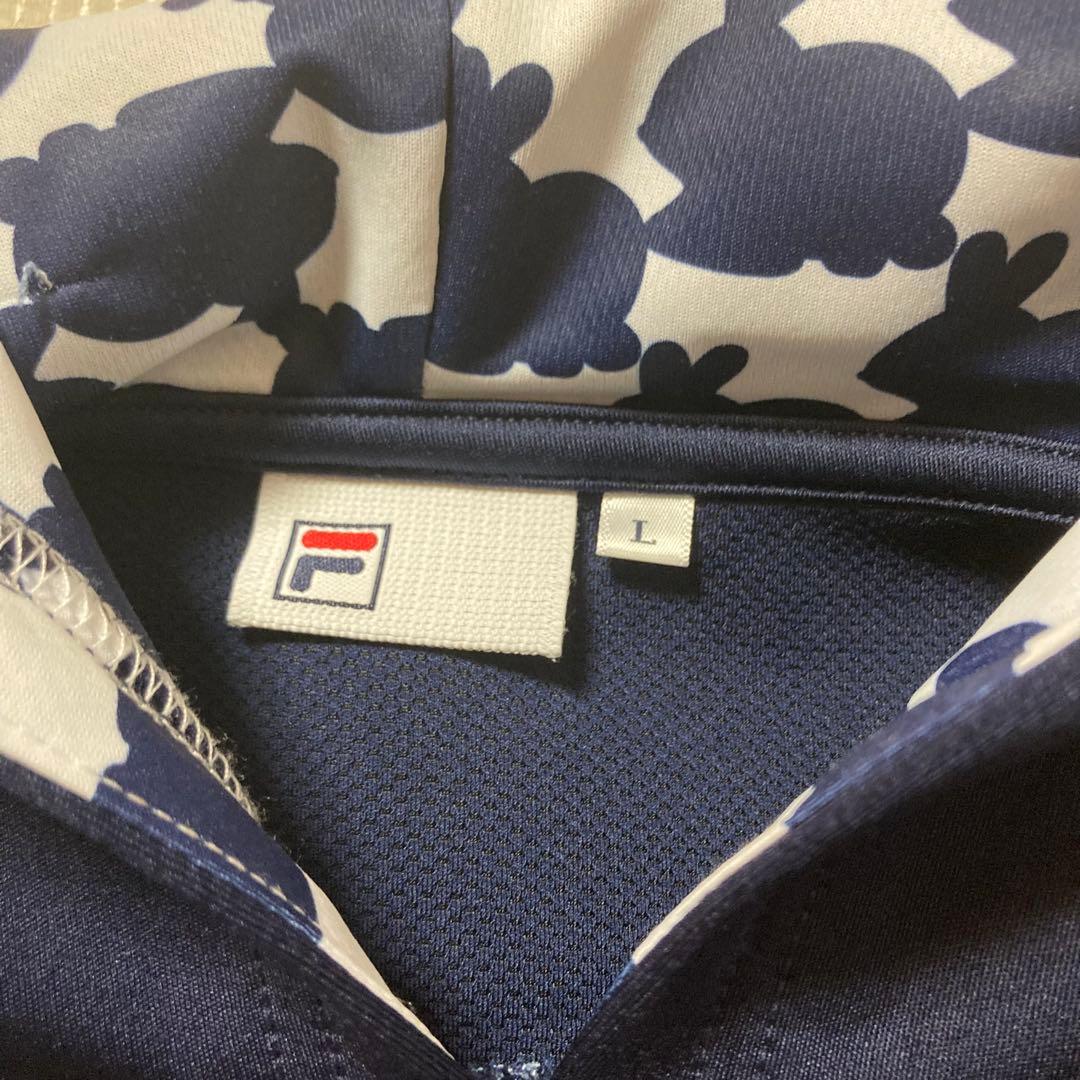 フィラ　うさぎ柄パーカー　L