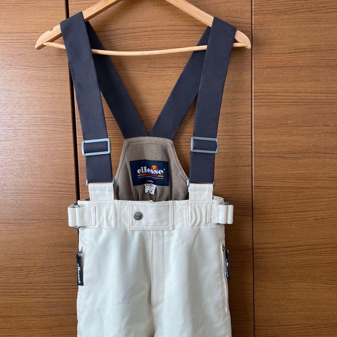 ellesse チェック柄 フード付きスキーウェア上下