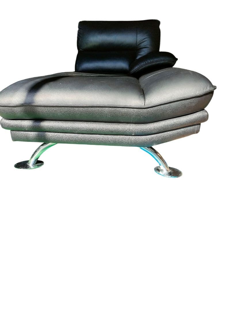 ニトリ　本革　L字カウチソファ 　クッション付き　地域限定配送