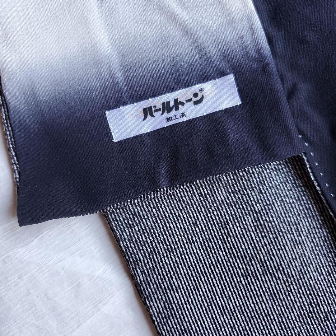 さらりと纏う浜ちりめん　極型万筋小紋