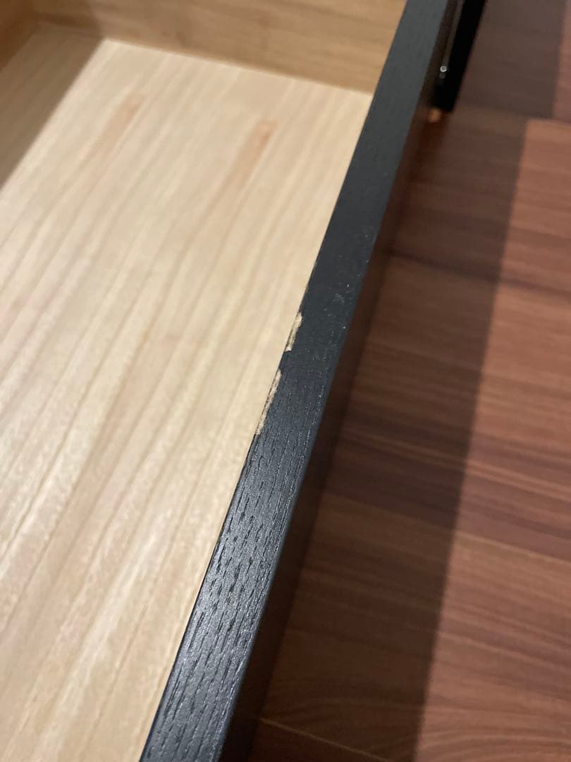 大塚家具　組み立て式　セミダブルベッド 引き出し収納付き