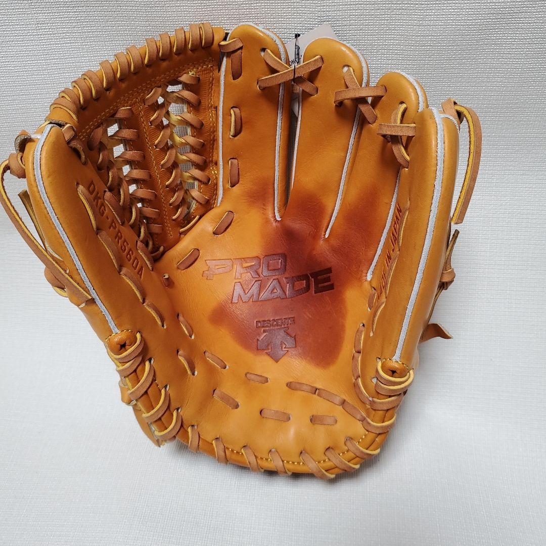 デサント 硬式用グローブ 内野手用 右投げ [色焼けあり]