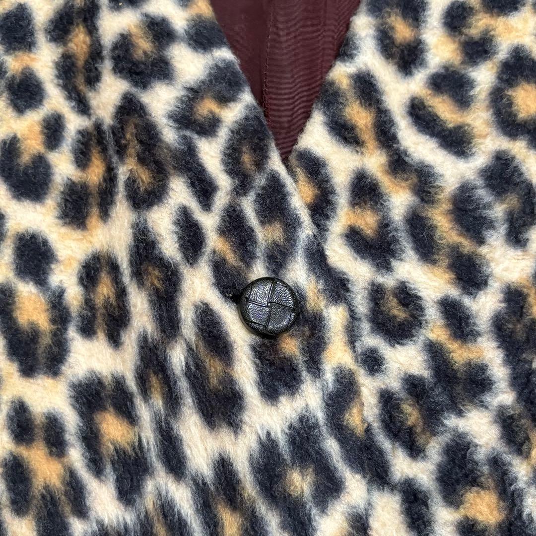 レ*め様 50s 60s レオパード ベスト コディアック アニマル柄