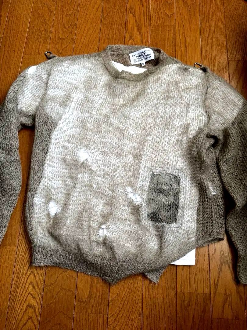 PEEL&LIFT ダメージモヘアニット