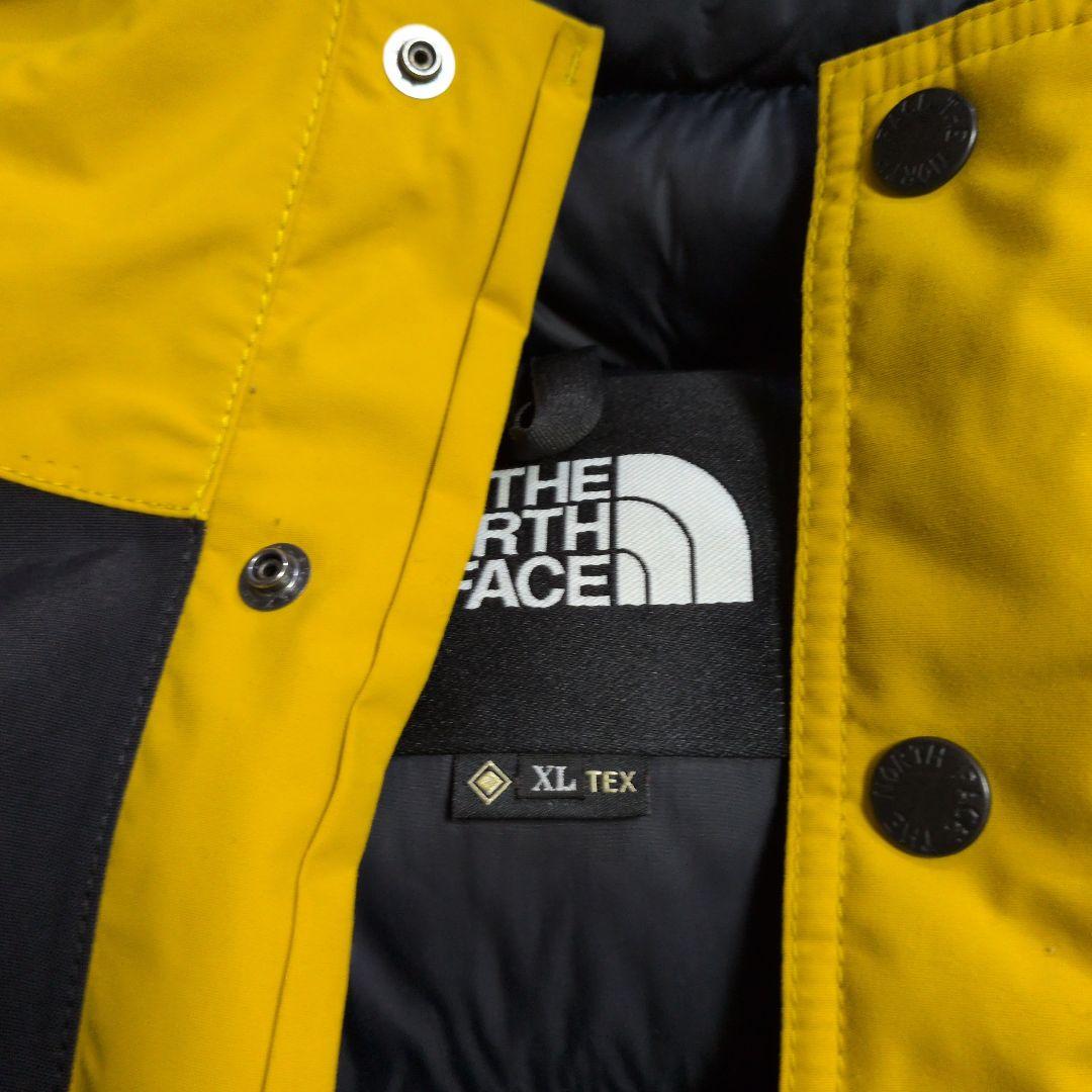 THE NORTH FACE ダウンジャケット XL イエロー・ブラック