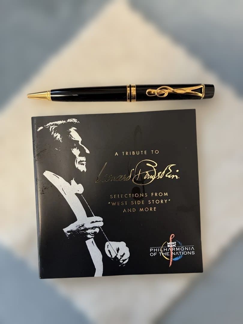 ◾️激レア◾️モンブラン◾️レナード バーンスタイン ボールペン◾️CD付属◾️美品◾️