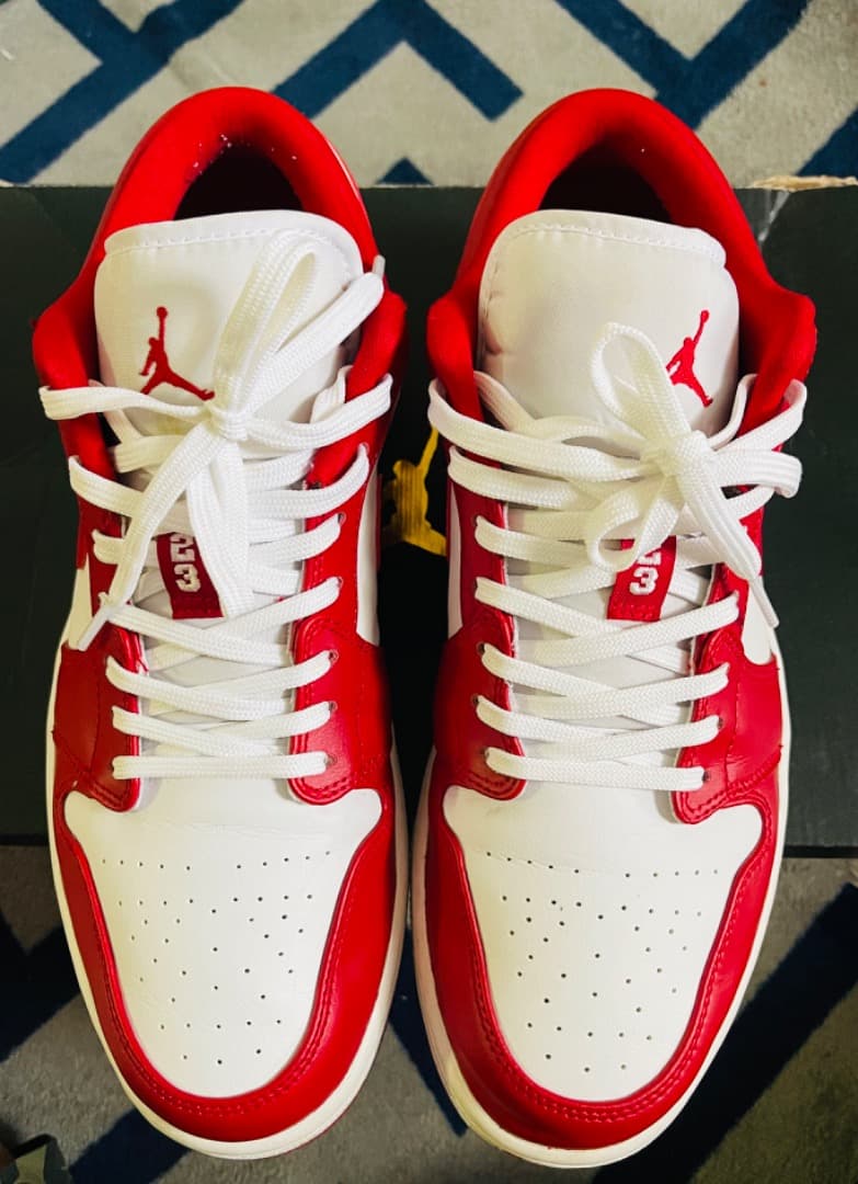 シューズ(男性用) NIKE AIR JORDAN 1 LOW GYM RED
