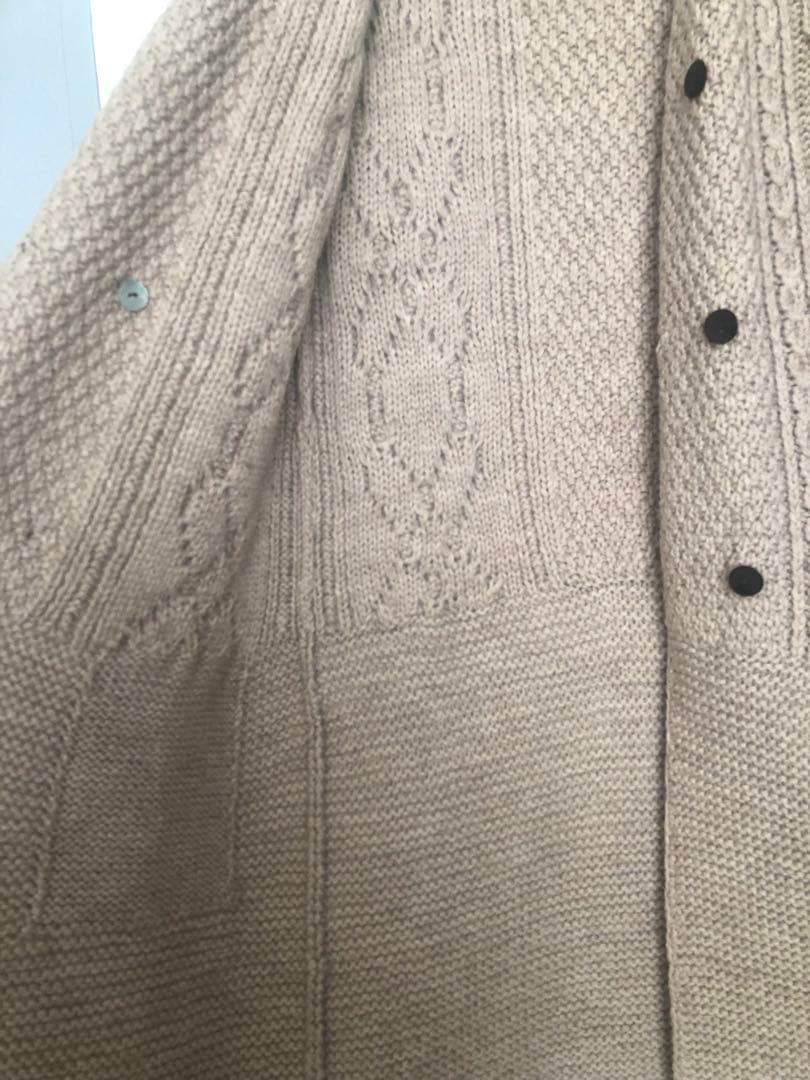 ポルテ デ ブトン ニットコート ウールコート アルパカ