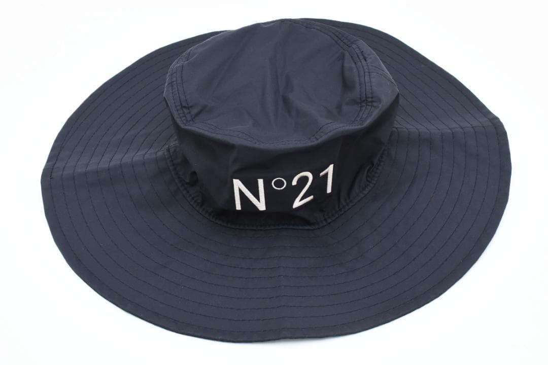 ★美品★ヌメロヴェントゥーノ　ニューエラ　ハット　クリスタル　ロゴ　ブラック