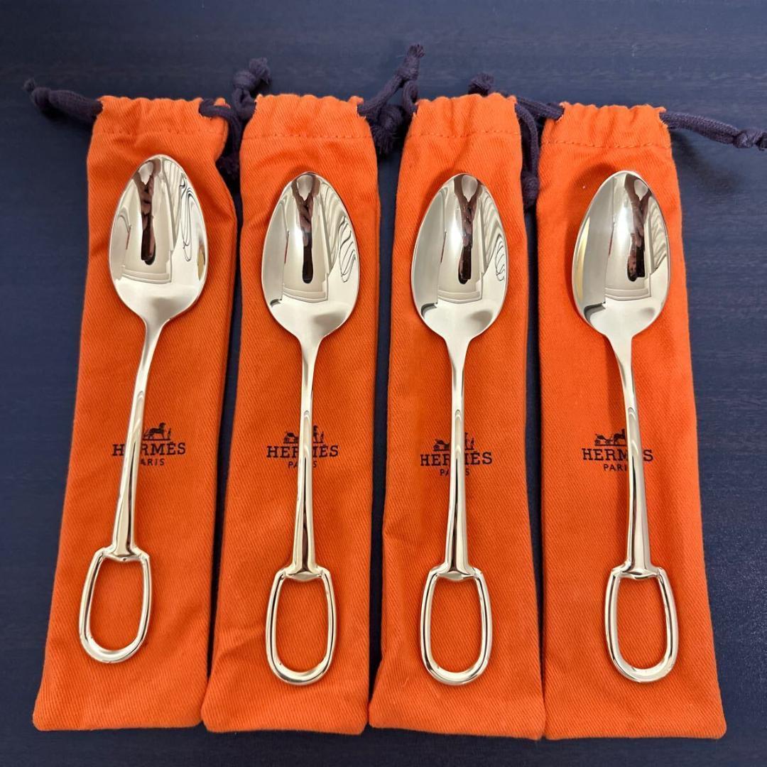 エルメス グラン・アトラージュ ディナースプーン ディナーフォーク 8本セット